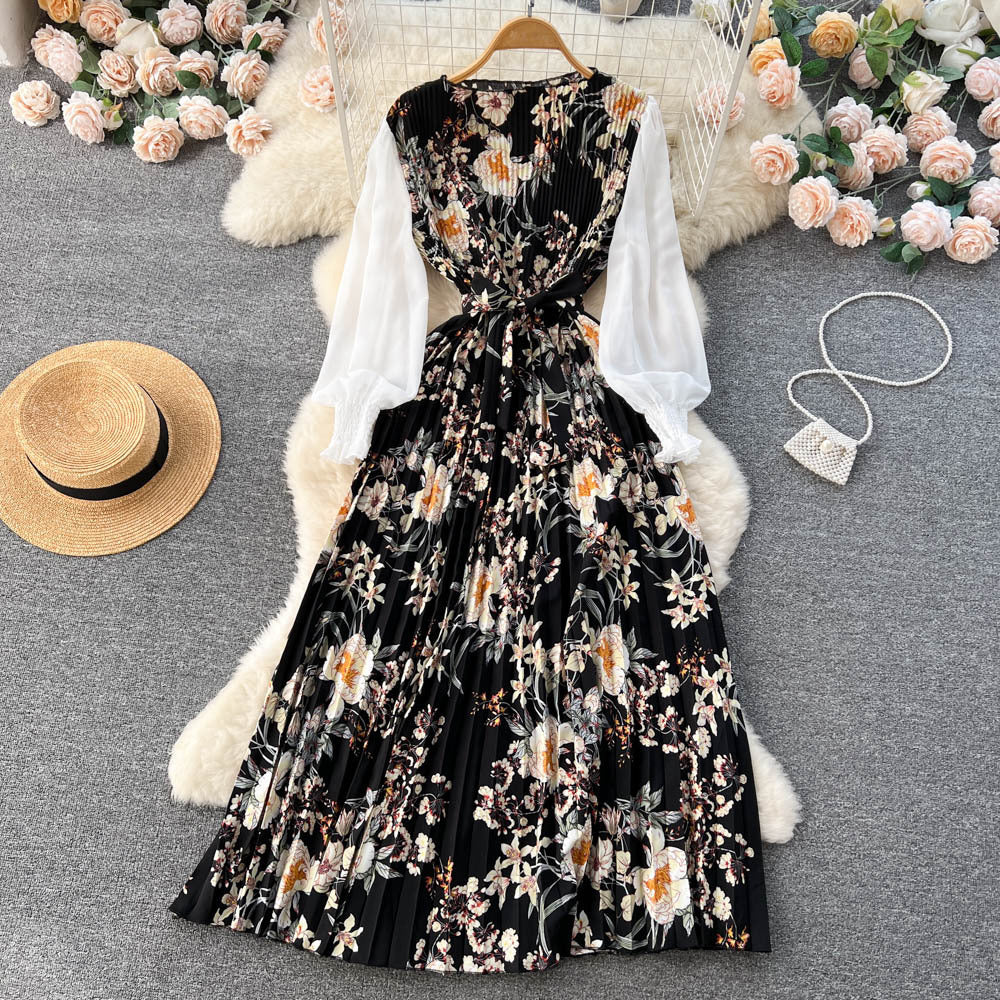 Women’s Ethnic Style Printed Dress – Multicolor Casual Fashion | Infinity Bazaar