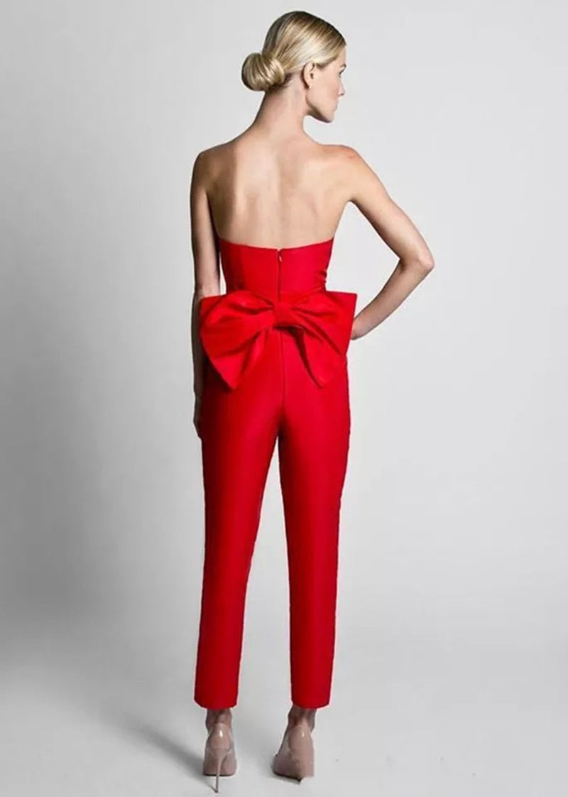 Women’s Elegant Evening Jumpsuit Dress – Solid Color Formal Wear | Infinity Bazaar