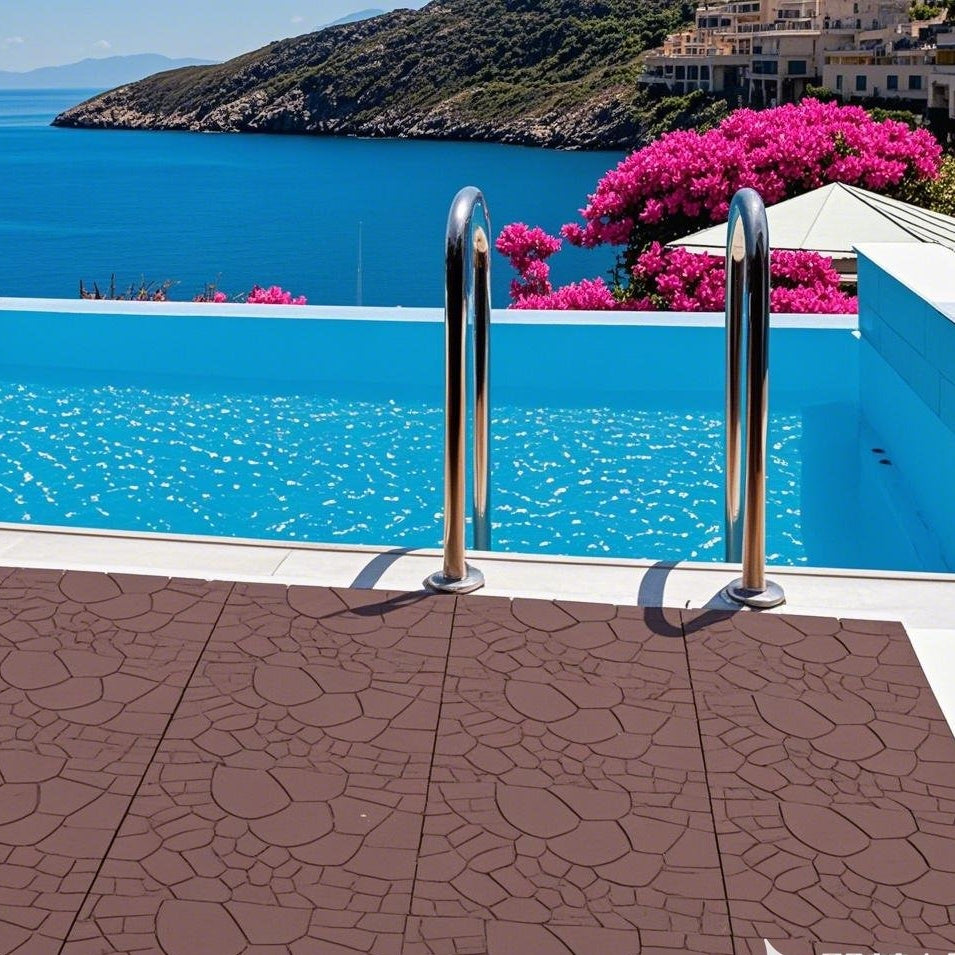 Waterproof Plastic Interlocking Floor Tiles – 44PCS | Infinity Bazaar