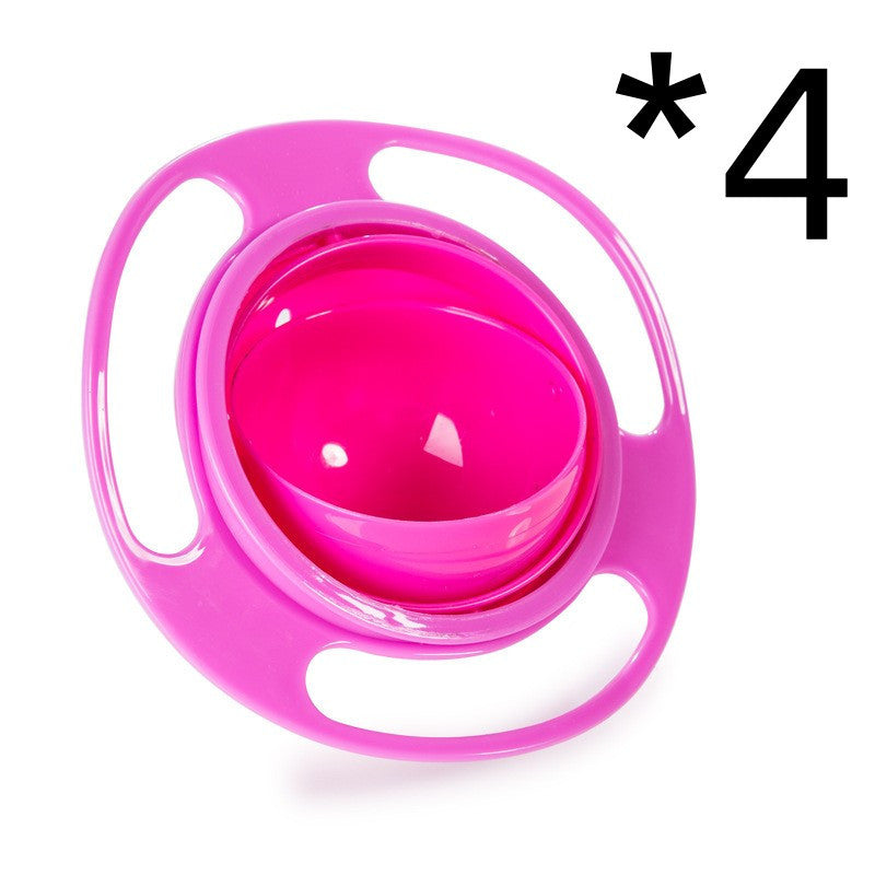 360° Rotate Universal Spill-Proof Baby Bowl – Anti-Spill Gyro Bowl with Rotating Inner Dish | Infinity Bazaar
