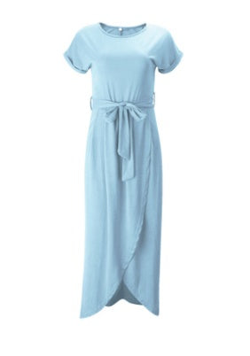 Women’s Elegant Short Sleeve Spring & Summer Dress | Infinity Bazaar