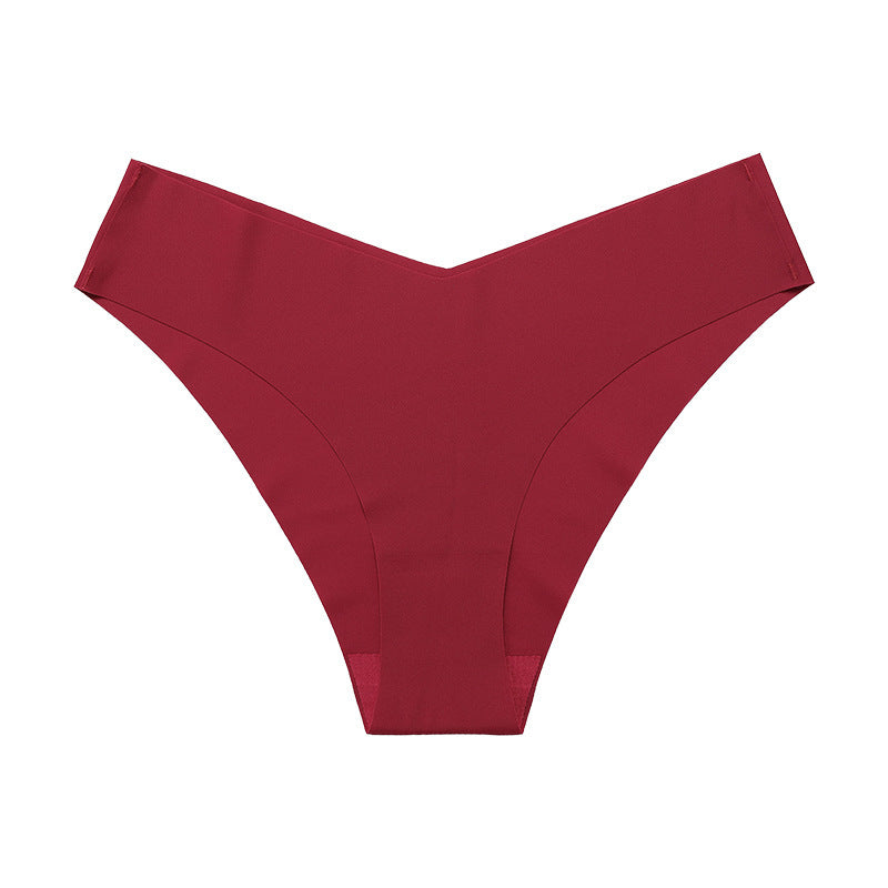Seamless Ice Silk Underwear Women's Cotton Crotch Breathable Underwear- 7 piece set