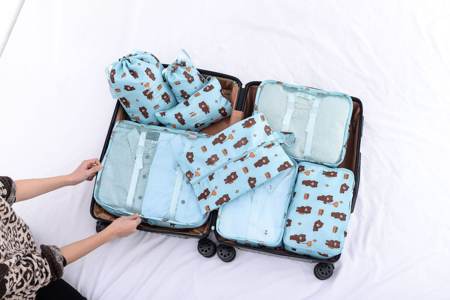 Eight-piece Waterproof Travel Storage Bag