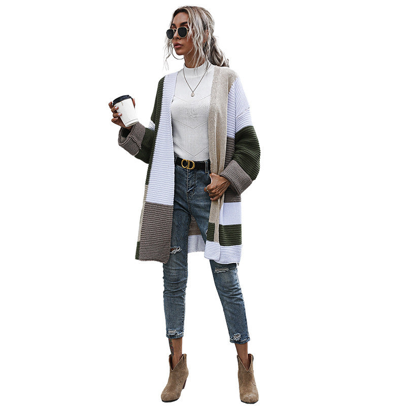 Women Knitted Cardigans Lazy Style