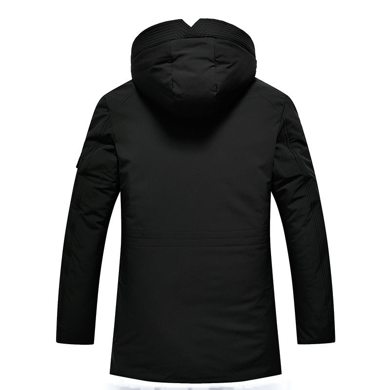 Hooded cotton coat