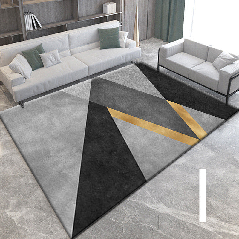 3D Light Luxury Style Floor Mat – Soft Printed Bedroom Bedside Carpet for Modern Home Decor | Infinity Bazaar