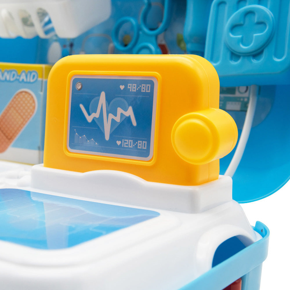 17-Piece Kids Doctor Medical Kit – Pretend Play Backpack Set for Children Ages 3+ | Infinity Bazaar