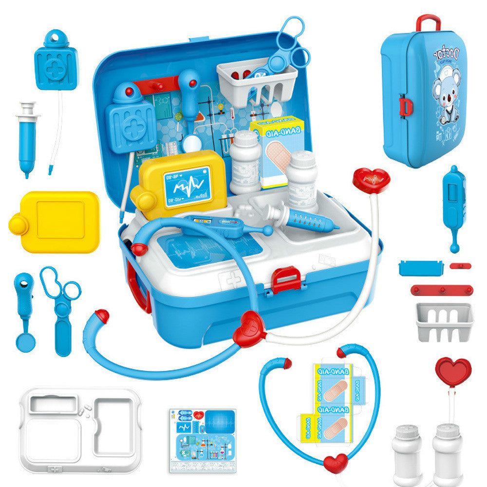 17-Piece Kids Doctor Medical Kit – Pretend Play Backpack Set for Children Ages 3+ | Infinity Bazaar