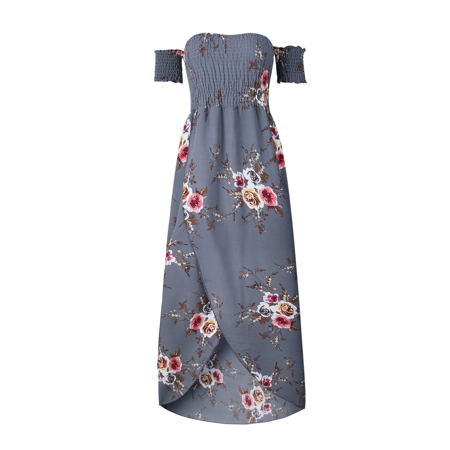 ong Boho Off-Shoulder Beach Dress for Women | Infinity Bazaar