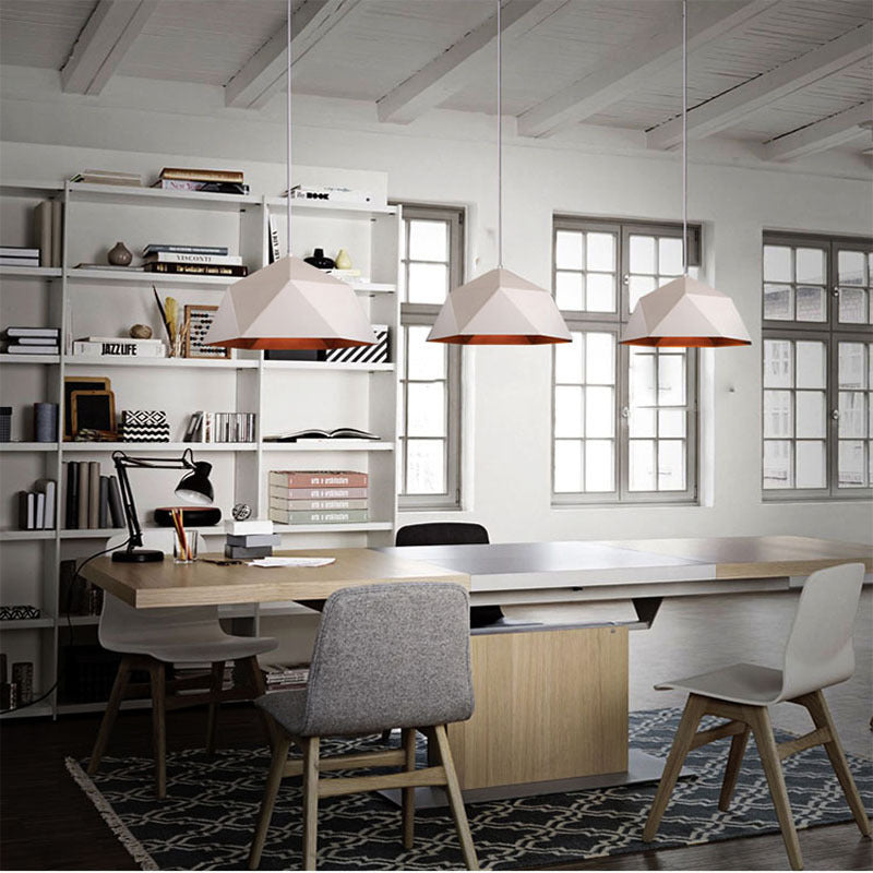 Colorful Geometric Creative Small Hanging Lamps – Add a Touch of Creativity to Your Space