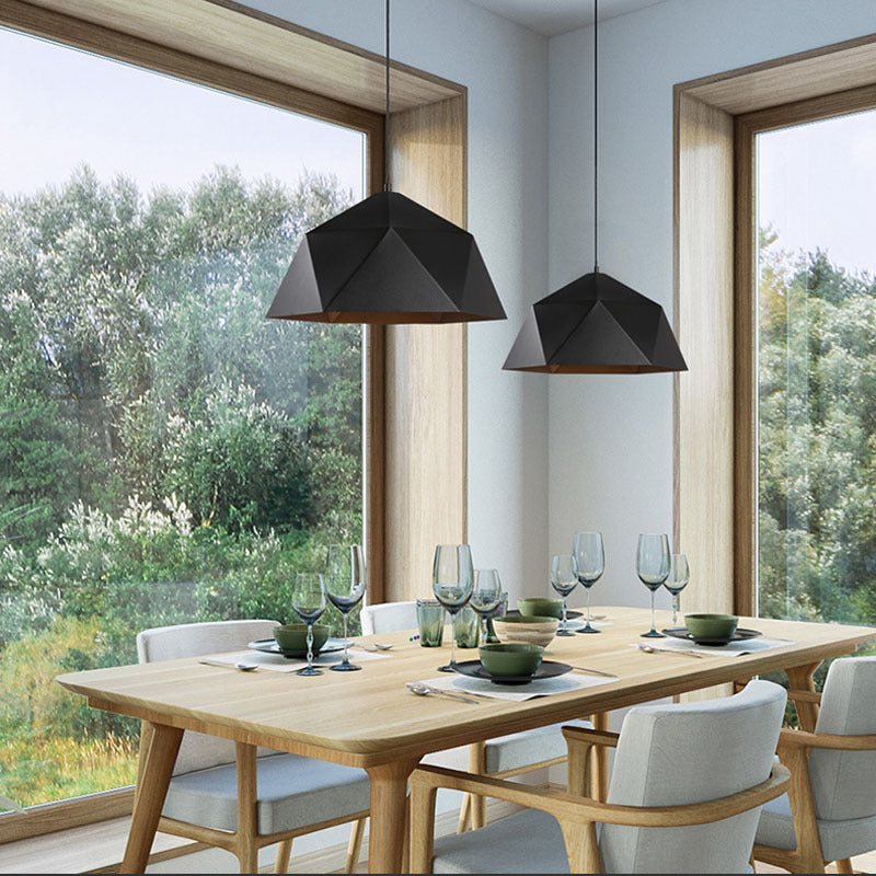 Colorful Geometric Creative Small Hanging Lamps – Add a Touch of Creativity to Your Space