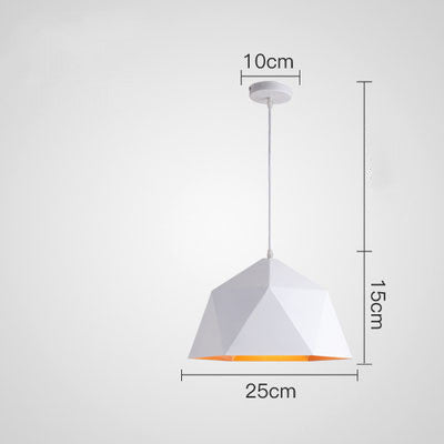 Colorful Geometric Creative Small Hanging Lamps – Add a Touch of Creativity to Your Space