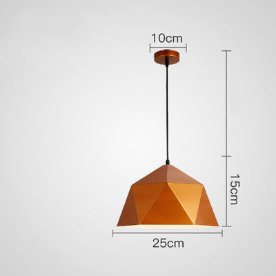 Colorful Geometric Creative Small Hanging Lamps – Add a Touch of Creativity to Your Space
