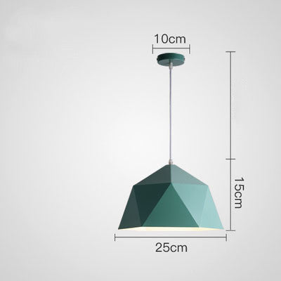 Colorful Geometric Creative Small Hanging Lamps – Add a Touch of Creativity to Your Space