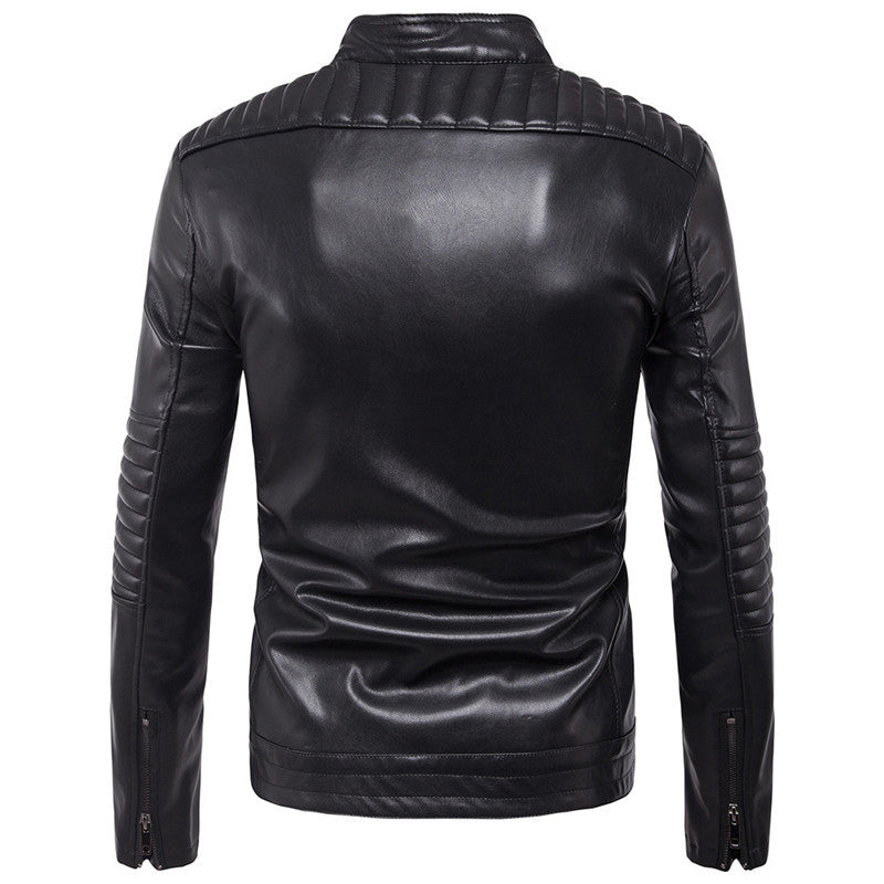 Men's Motorcycle Zipper Jacket