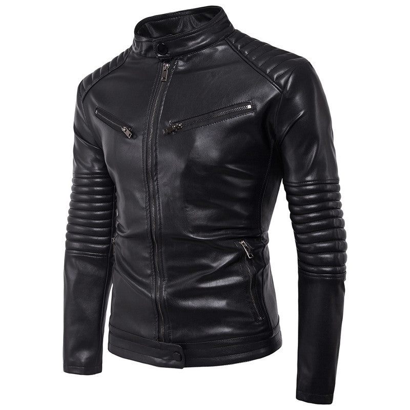 Men's Motorcycle Zipper Jacket