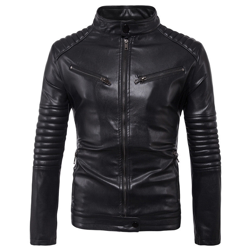 Men's Motorcycle Zipper Jacket