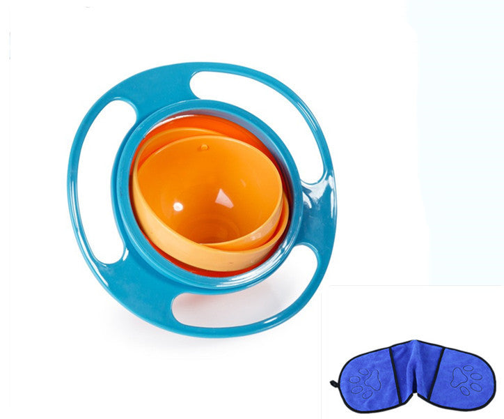 360° Rotate Universal Spill-Proof Baby Bowl – Anti-Spill Gyro Bowl with Rotating Inner Dish | Infinity Bazaar