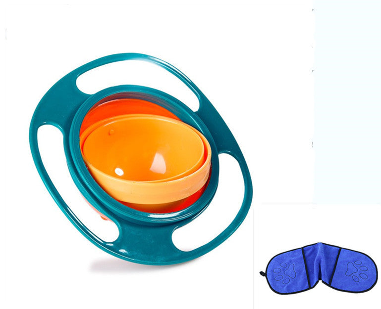 360° Rotate Universal Spill-Proof Baby Bowl – Anti-Spill Gyro Bowl with Rotating Inner Dish | Infinity Bazaar