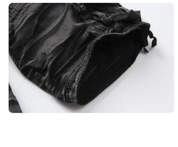 Men's Washed Cotton Cargo Casual Shorts