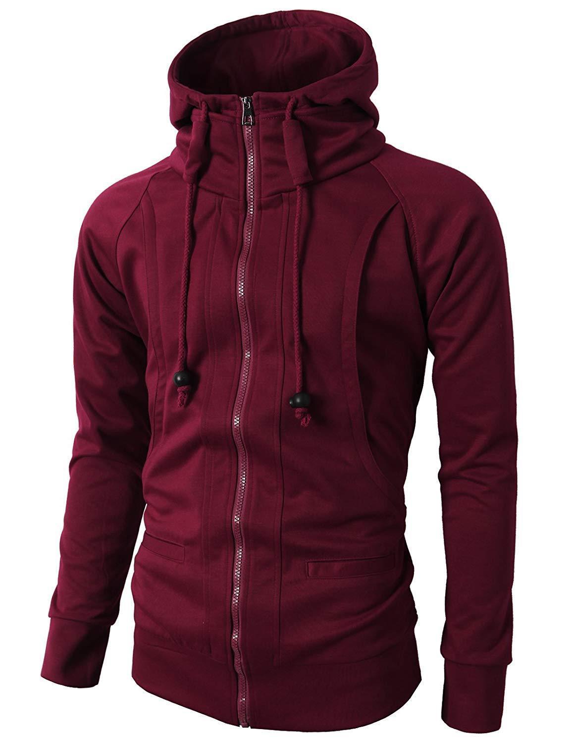 Fitness Leisure Jacquard Sweater Fleece Cardigan Hooded Jacket