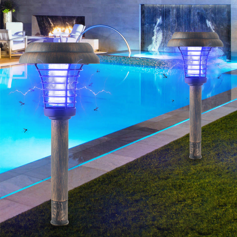 Solar Mosquito Killer LED Mosquito Repellent Lamp – Eco-Friendly Outdoor Insect Control