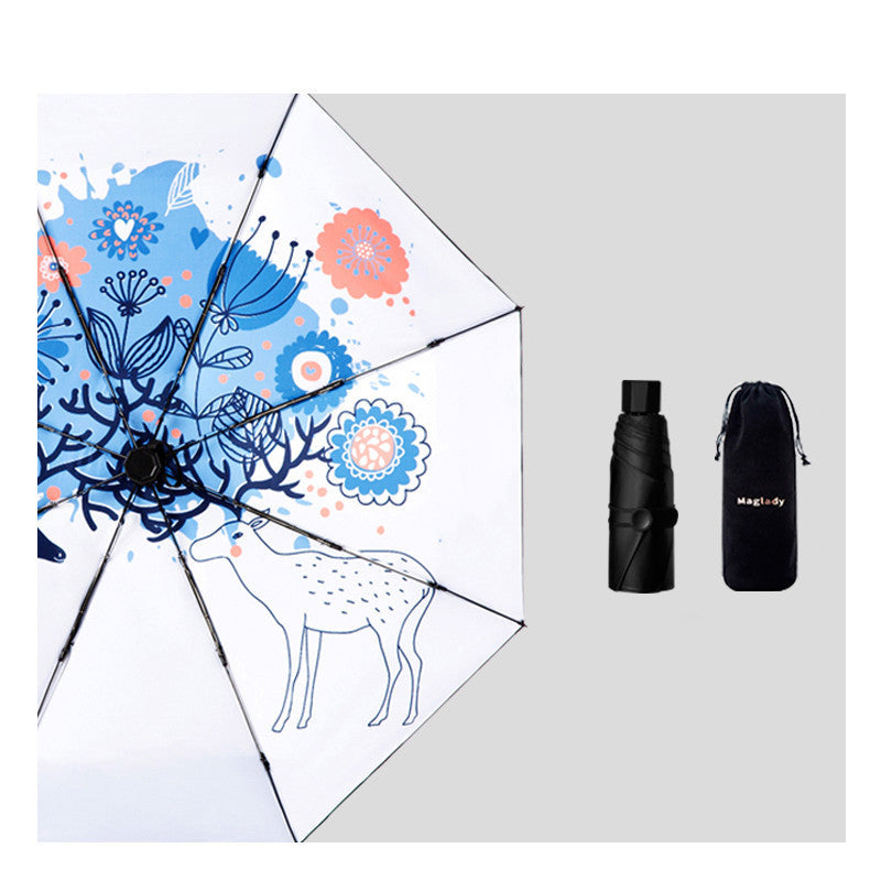 Capsule Sun Umbrella Female Sun Protection And UV Protection