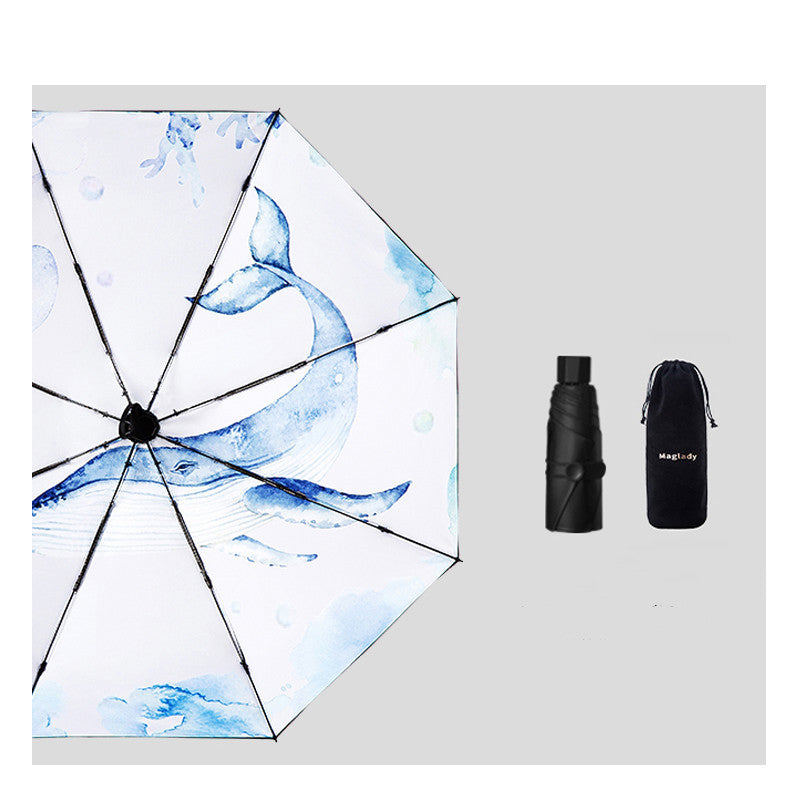 Capsule Sun Umbrella Female Sun Protection And UV Protection