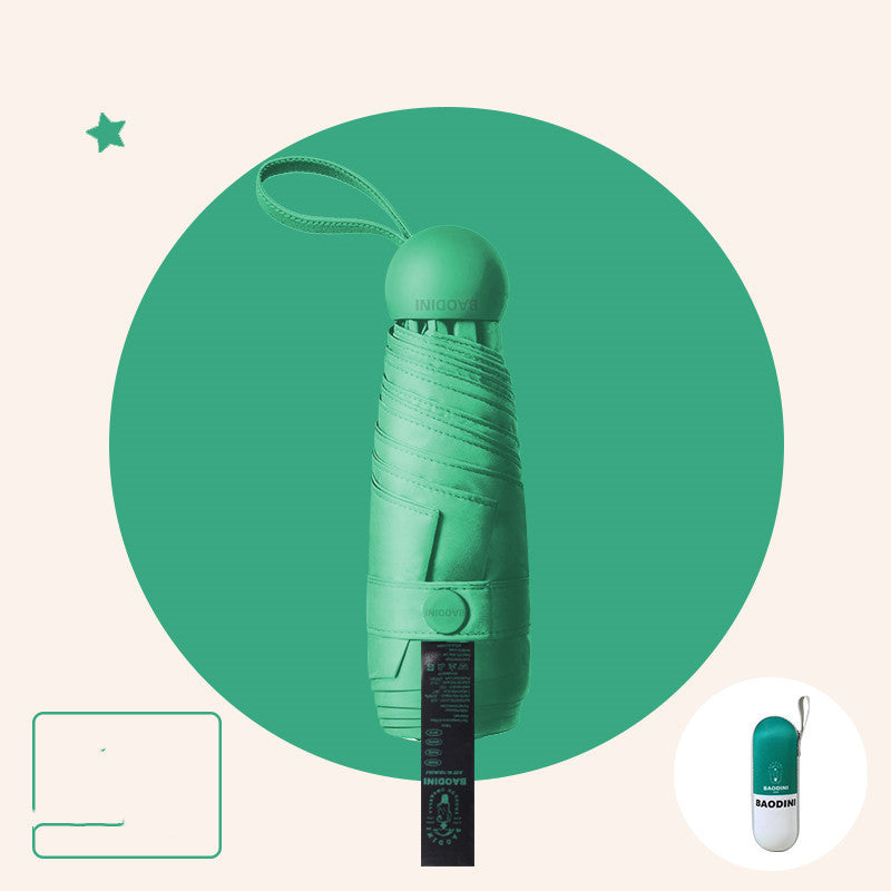 Capsule Sun Umbrella Female Sun Protection And UV Protection