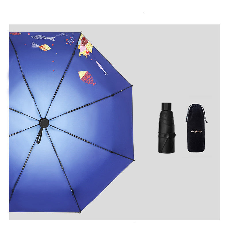 Capsule Sun Umbrella Female Sun Protection And UV Protection