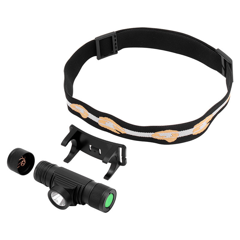 Rechargeable Aluminum Alloy Waterproof Flashlight Portable Fishing Headlight