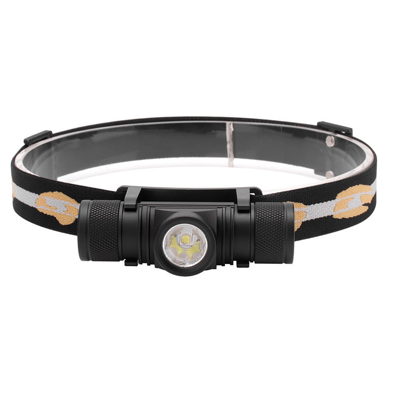 Rechargeable Aluminum Alloy Waterproof Flashlight Portable Fishing Headlight
