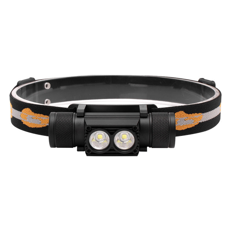 Rechargeable Aluminum Alloy Waterproof Flashlight Portable Fishing Headlight