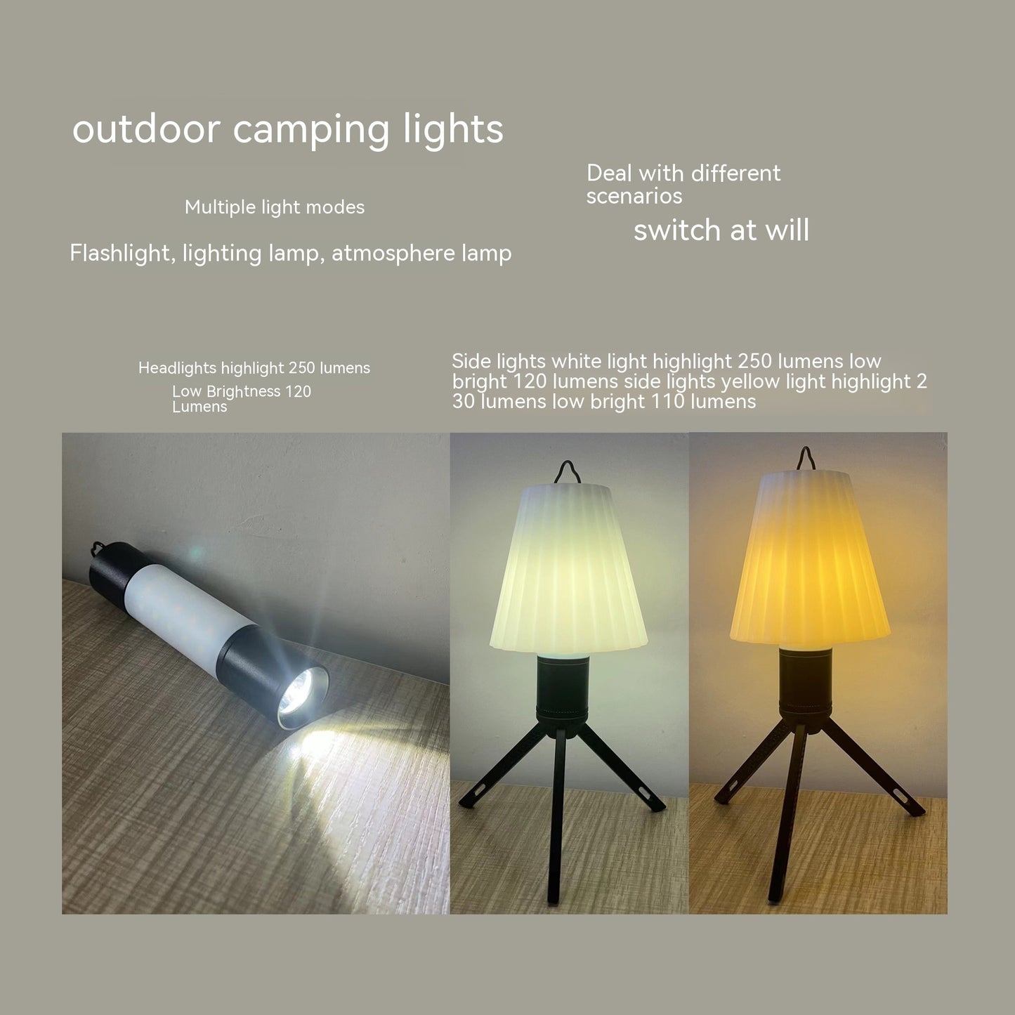 Outdoor Camping Light - Camping Lantern Outdoor Lighting LED Light