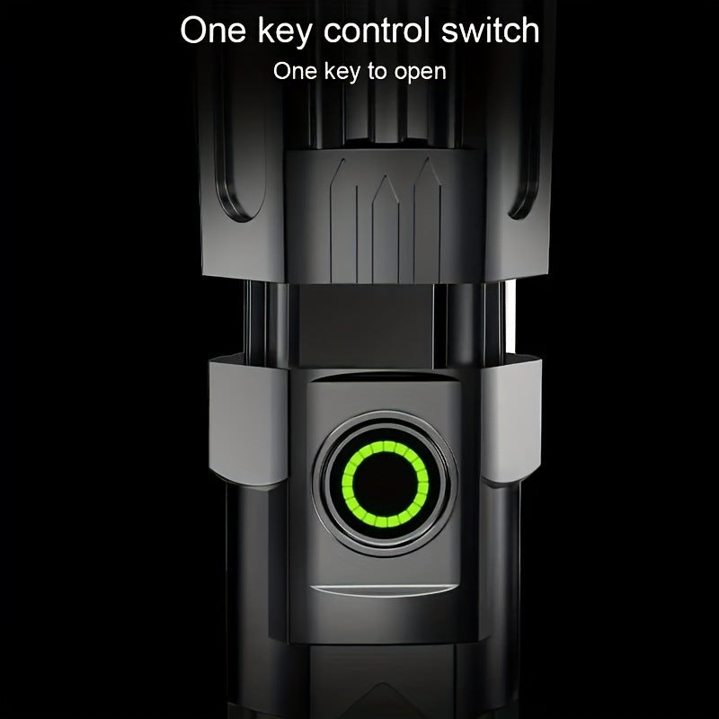 Outdoor & Household & Camping - Usb Rechargeable Zoom Led Power Torch