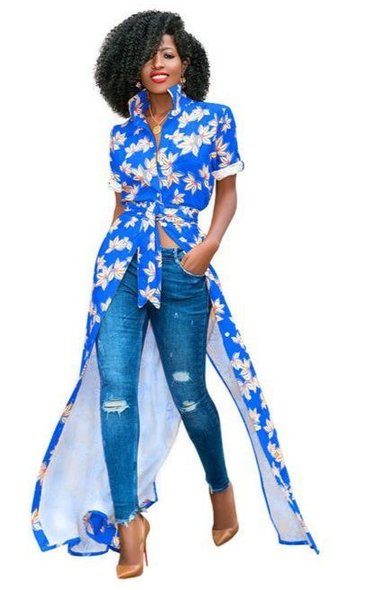 Women’s Floral Print Maxi Dress – Elegant Long Summer Dress | Infinity Bazaar