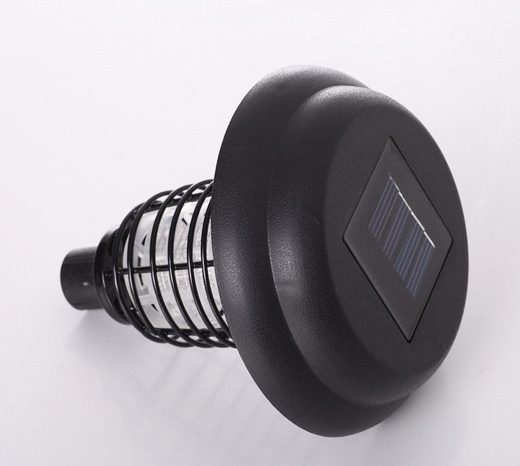 Solar LED Rechargeable Anti-Mosquito Lamp – Electronic Fly Bug Zapper for Outdoor Gardens & Lawns