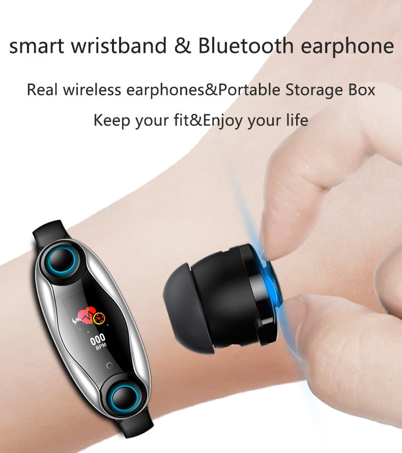 Bluetooth Smart Wrist Band-Headset Combo