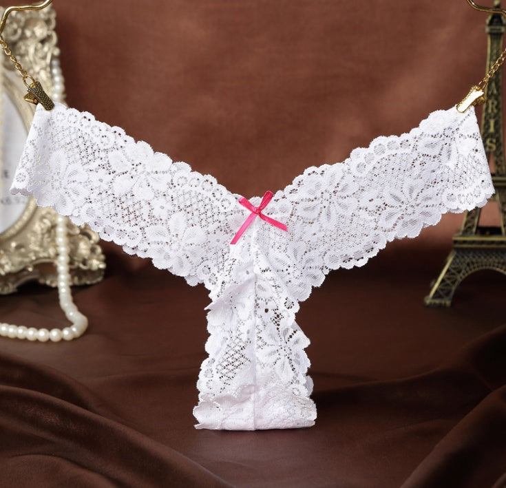Lace transparent seamless underwear
