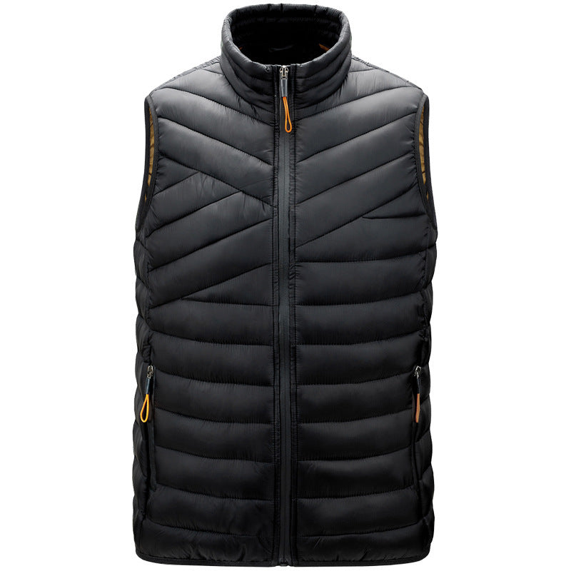Men's Casual Fashion Solid Color Vest Jacket