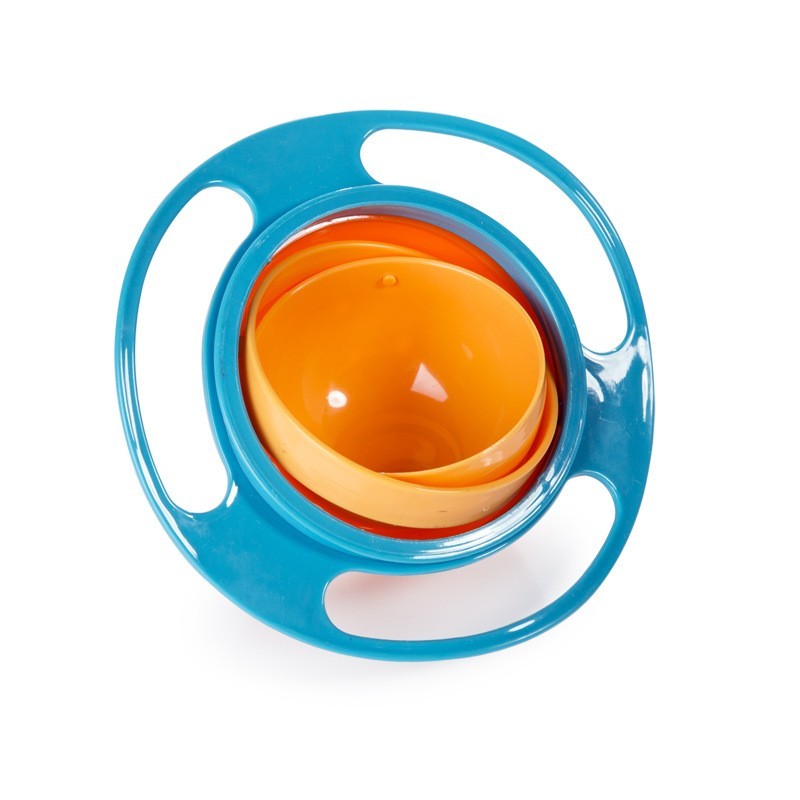 360° Rotate Universal Spill-Proof Baby Bowl – Anti-Spill Gyro Bowl with Rotating Inner Dish | Infinity Bazaar