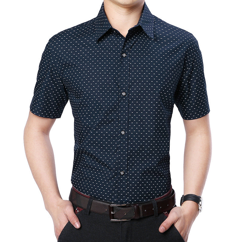 Slim-fit cotton shirt