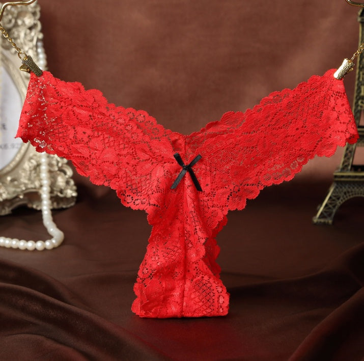 Lace transparent seamless underwear