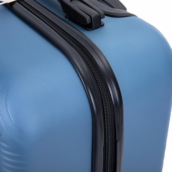 2-Piece Lightweight ABS Luggage Set – 20" Carry-On Suitcase & 14" Cosmetic Travel Case | Infinity Bazaar