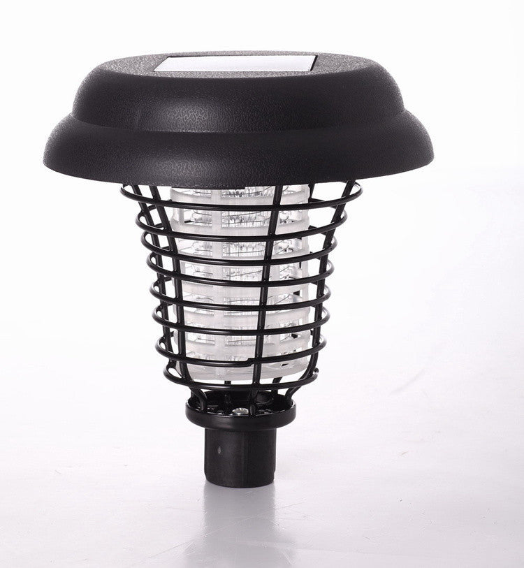 Solar LED Rechargeable Anti-Mosquito Lamp – Electronic Fly Bug Zapper for Outdoor Gardens & Lawns
