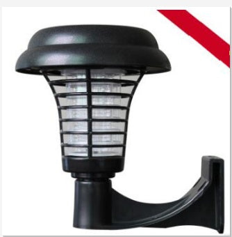 Solar LED Rechargeable Anti-Mosquito Lamp – Electronic Fly Bug Zapper for Outdoor Gardens & Lawns