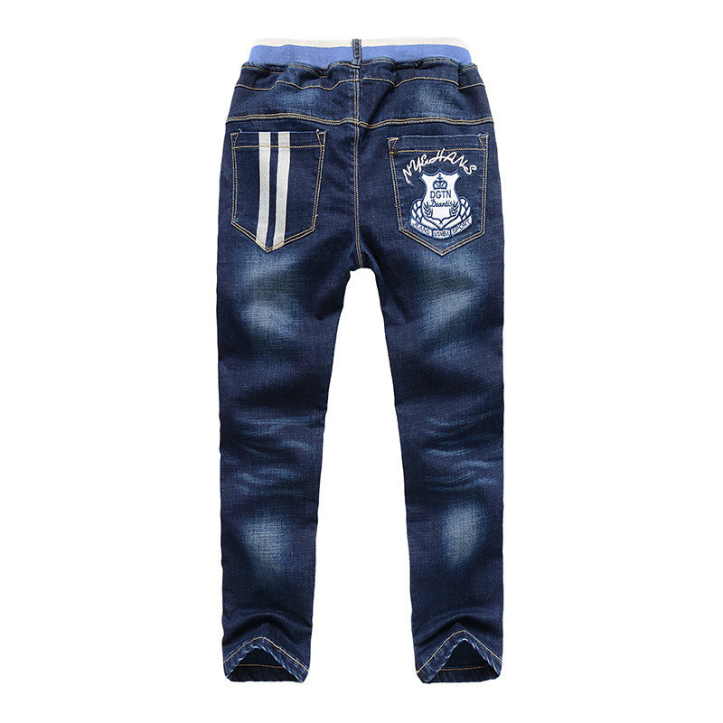 Fleece boy jeans