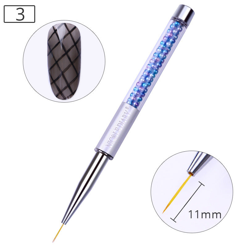 NICOLE Diary UV Nail Brush Tool Set