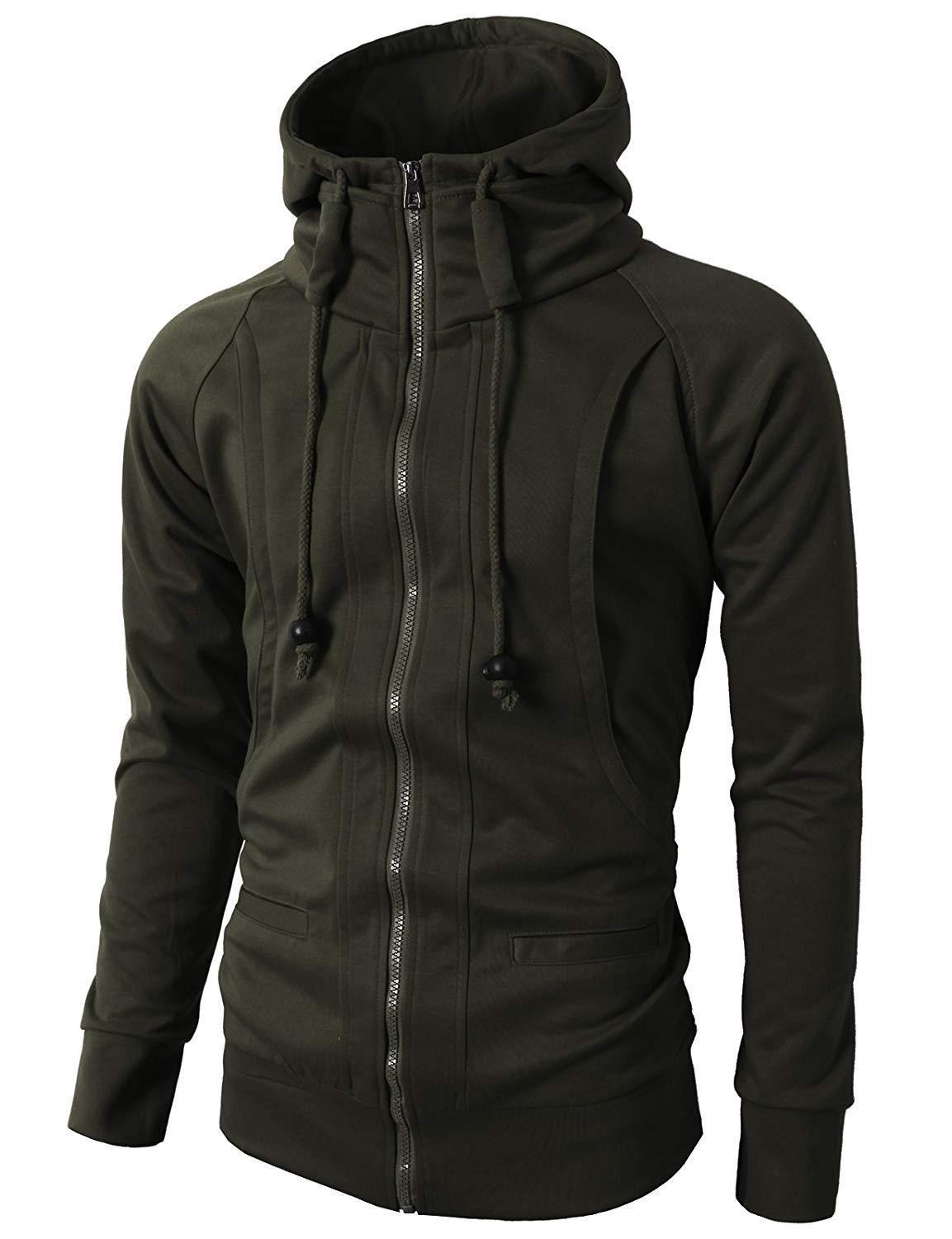 Fitness Leisure Jacquard Sweater Fleece Cardigan Hooded Jacket