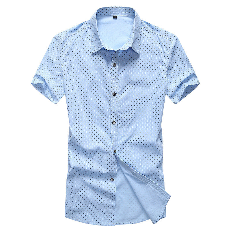 Slim-fit cotton shirt